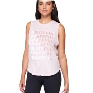 Spiritual Gangster Pink Grateful Rocker Tank Top Size XS